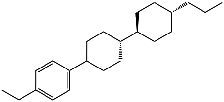 TRANS,TRANS-4''-(4-ETHYLPHENYL)-4-PROPYL-BICYCLOHEXYL Struktur