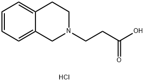 3-(1,2,3,4-Tetrahydroisoquinoline-2-yl)-propionic acid hydrochloride Struktur