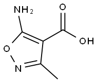 5-AMINO-3-METHYL-ISOXAZOLE-4-CARBOXYLIC ACID Struktur