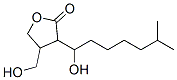 2-(6'-methylheptanol-1'-yl)-3-hydroxymethyl-4-butanolide Struktur