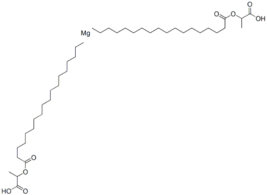 bis(1-carboxyethyl stearate)magnesium Struktur