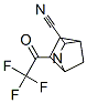 2-Azabicyclo[2.2.1]heptane-3-carbonitrile, 2-(trifluoroacetyl)-, endo- (9CI) Struktur