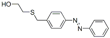 2-[[[4-(phenylazo)phenyl]methyl]thio]ethanol Struktur