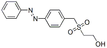 2-[[[4-(phenylazo)phenyl]methyl]sulphonyl]ethanol Struktur