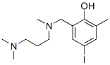 N,N,N'-trimethyl-N'-(2-hydroxy-3-methyl-5-iodobenzyl)-1,3-propanediamine Struktur