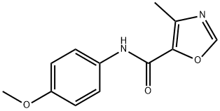 5-OxazolecarboxaMide, N-(4-Methoxyphenyl)-4-Methyl- Struktur