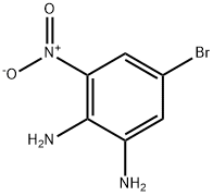 5-Bromo-3-nitro-benzene-1,2-diamine Struktur