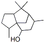 octahydro-3,6,8,8-tetramethyl-1H-3a,7-methanoazulen-4-ol Struktur