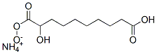 ammonium hydrogen 9,10-dihydroxysebacate Struktur