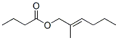 2-methylhex-2-enyl butyrate Struktur