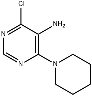 4-CHLORO-6-PIPERIDIN-1-YL-PYRIMIDIN-5-YLAMINE Struktur