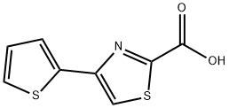 2-Thiazolecarboxylic  acid,4-(2-thienyl)- Struktur