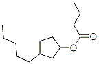 3-pentylcyclopentyl butyrate Struktur