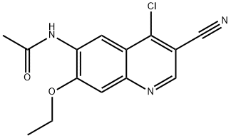 n-(4-Chloro-3-cyano-7-ethoxy-6-quinolinyl) acetamide 