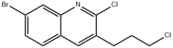 2-Chloro-3-(3-chloropropyl)-7-bromoquinoline Struktur