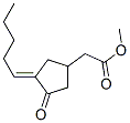 methyl 3-oxo-4-pentylidenecyclopentaneacetate Struktur