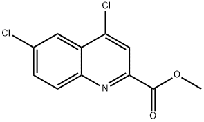 METHYL 4,6-DICHLORO-QUINOLINE-2-CARBOXYLATE Struktur