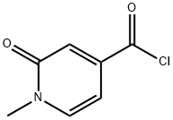 4-Pyridinecarbonyl chloride, 1,2-dihydro-1-methyl-2-oxo- (9CI) Struktur