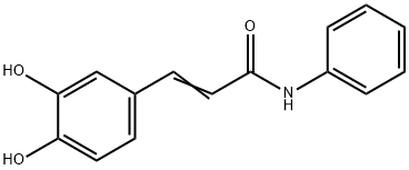 2-PropenaMide, 3-(3,4-dihydroxyphenyl)-N-phenyl- Struktur