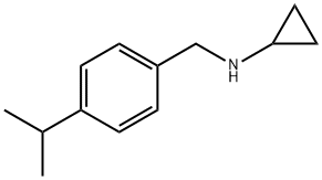 N-(4-ISOPROPYLBENZYL)CYCLOPROPANAMINE Struktur