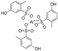 aluminium tris(hydroxytoluenesulphonate) Struktur