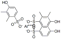 aluminium tris(hydroxydimethylbenzenesulphonate) Struktur