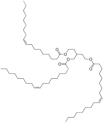 2-[2-(oleoyloxy)ethyl]-1,4-butanediyl dioleate  Struktur