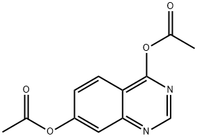 4,7-QUINAZOLINEDIOL DIACETATE Struktur