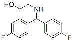 2-[[bis(4-fluorophenyl)methyl]amino]ethanol Struktur