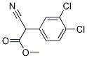 Benzeneacetic acid, 3,4-dichloro-a-cyano-, Methyl ester Struktur