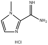 1-METHYL-1H-IMIDAZOLE-2-CARBOXAMIDINE HCL Struktur