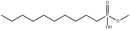 methyl hydrogen decylphosphonate Struktur