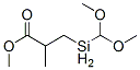 methyl 3-(dimethoxymethylsilyl)isobutyrate Struktur