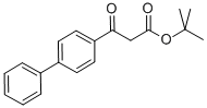 BETA-OXO-4-PHENYL-BENZENEPROPANOIC ACID 1,1-DIMETHYLETHYL ESTER Struktur