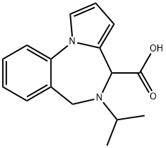 5-ISOPROPYL-5,6-DIHYDRO-4H-PYRROLO[1,2-A][1,4]BENZODIAZEPINE-4-CARBOXYLICACID
 price.