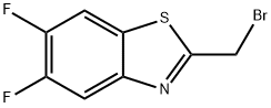 2-(BROMOMETHYL)-5,6-DIFLUORO-1,3-BENZOTHIAZOLE Struktur