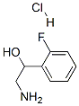 2-AMINO-1-(2-FLUORO-PHENYL)-ETHANOL HCL Struktur