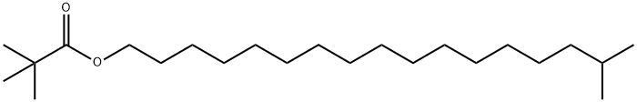 16-methylheptadecyl pivalate Struktur