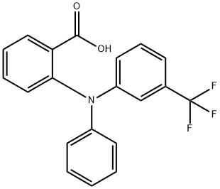 Benzoic  acid,  2-[phenyl[3-(trifluoromethyl)phenyl]amino]- Struktur