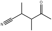 Pentanenitrile, 2,3-dimethyl-4-oxo- (9CI) Struktur