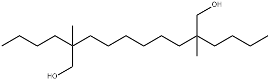 2,9-Dibutyl-2,9-dimethyl-1,10-decanediol Struktur