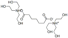 bis[tris(2-hydroxyethyl)ammonium] heptanedioate Struktur