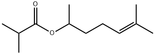 1,5-dimethylhex-4-enyl isobutyrate Struktur