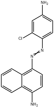 4-[(4-amino-2-chlorophenyl)azo]naphthalen-1-amine Struktur