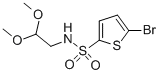 5-BROMO-THIOPHENE-2-SULFONIC ACID (2,2-DIMETHOXY-ETHYL)-AMIDE Struktur