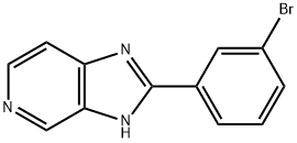 2-(3-BROMO-PHENYL)-1H-IMIDAZO[4,5-C]PYRIDINE Struktur