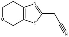 (6,7-DIHYDRO-4H-PYRANO[4,3-D]THIAZOL-2-YL)-ACETONITRILE Struktur