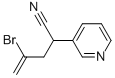 4-BROMO-2-PYRIDIN-3-YL-PENT-4-ENENITRILE Struktur