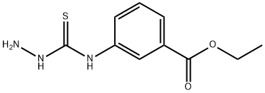 ETHYL 3-[(HYDRAZINOTHIOXOMETHYL)AMINO]BENZOATE Struktur