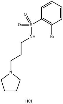 2-BROMO-N-(3-PYRROLIDIN-1-YL-PROPYL)-BENZENESULFONAMIDE HYDROCHLORIDE Struktur